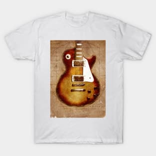 guitar music art #guitar #music T-Shirt